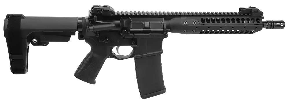 LWRC IC-A5 Piston AR Pistol – Black 5.56 NATO 10.5" Barrel SBA3 Brace