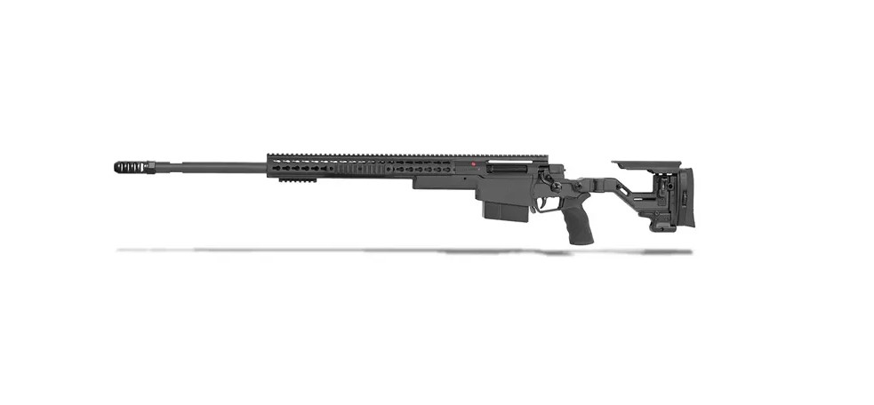 Accuracy International Left Hand AXSR Folding Rifle .338 Lapua Mag 27"  Black 	(SR38L27LHMBL), Dark Earth (SR38L27LHMDE), Elite