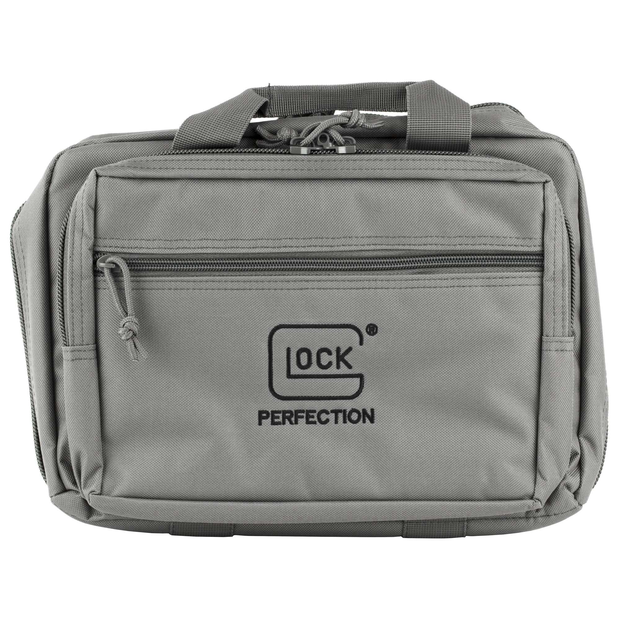 Glock Double Pistol Case with Gray Finish, 5 Internal Mag Holders & Carry Handle (AP60301)