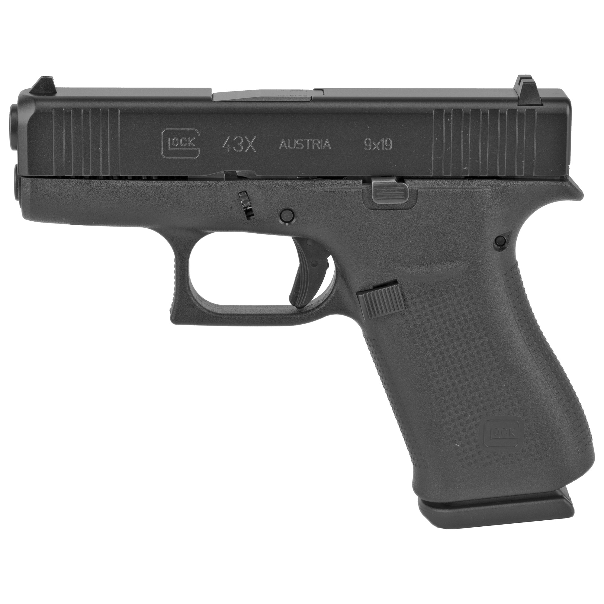 Glock G43X Subcompact 9mm 3.41in Barrel 10+1 Round Capacity Fixed Sights (PX4350201) 764503037894