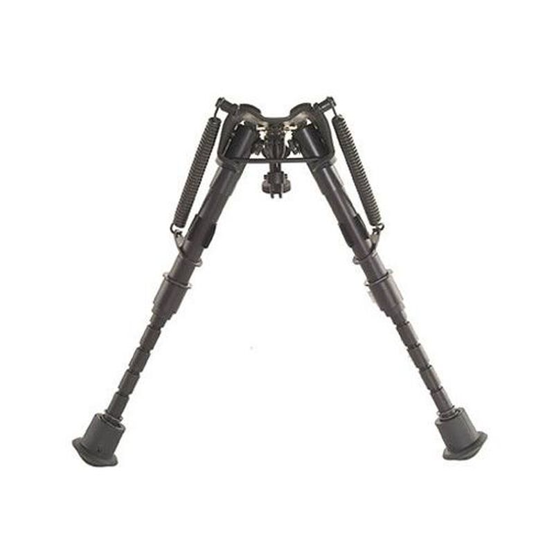 Harris Ultra-light Bench Rest Bipod, S-BRM, Swivel/Notched Legs Sling, Swivel Stud Mount, 6" to 9" Telescoping/Folding Legs, Alu