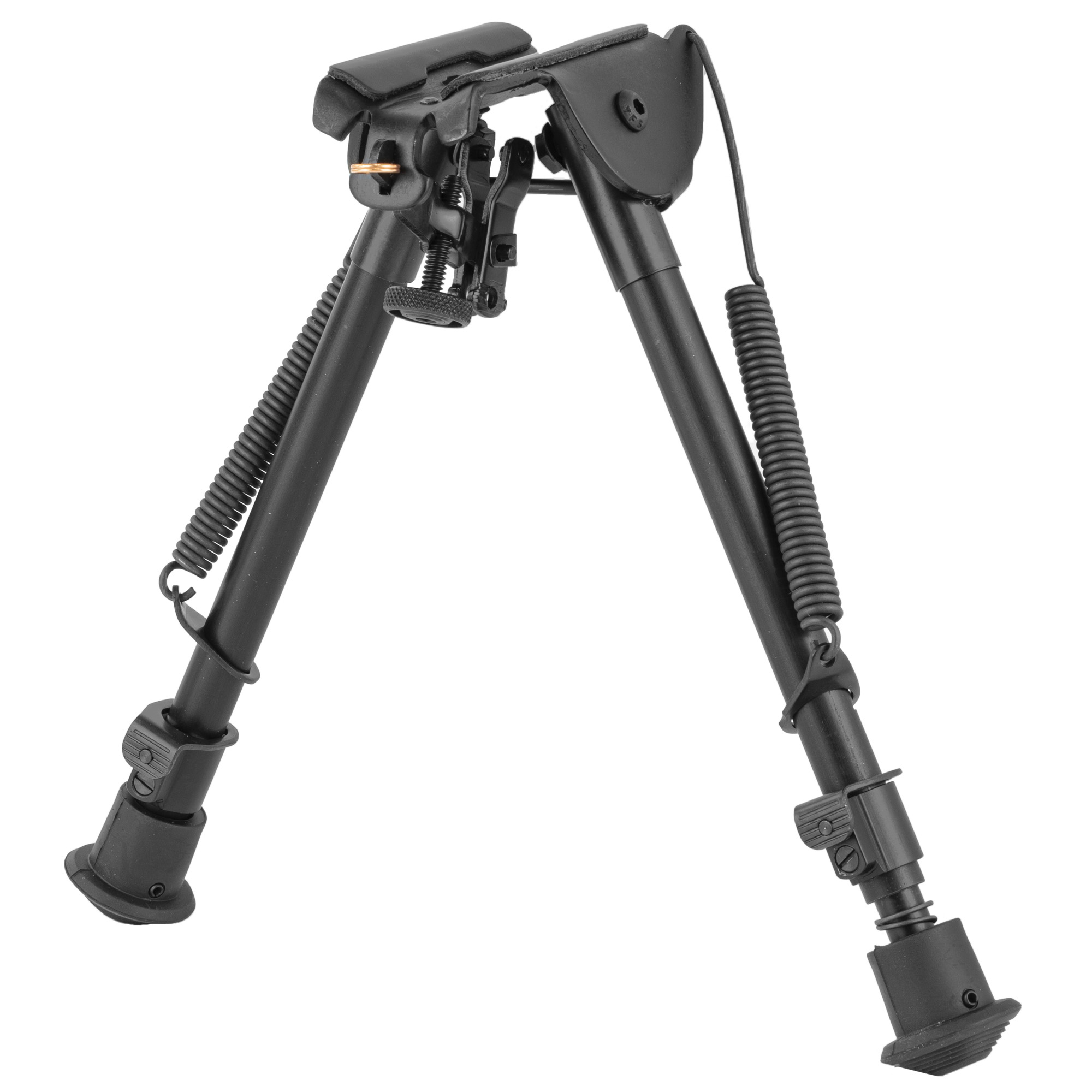 Harris Ultra-light Bipod Notched Legs Sling Swivel Stud Mount 9" to 13" Telescoping/Folding Legs, Aluminum Matte Black, 1A2-LM,