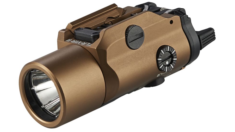 Streamlight TLR-VIR II Compact Visible Weapon-Light with Infrared Light, Laser/Illuminator, 300 Lumens, Coyote Anodized Aluminum
