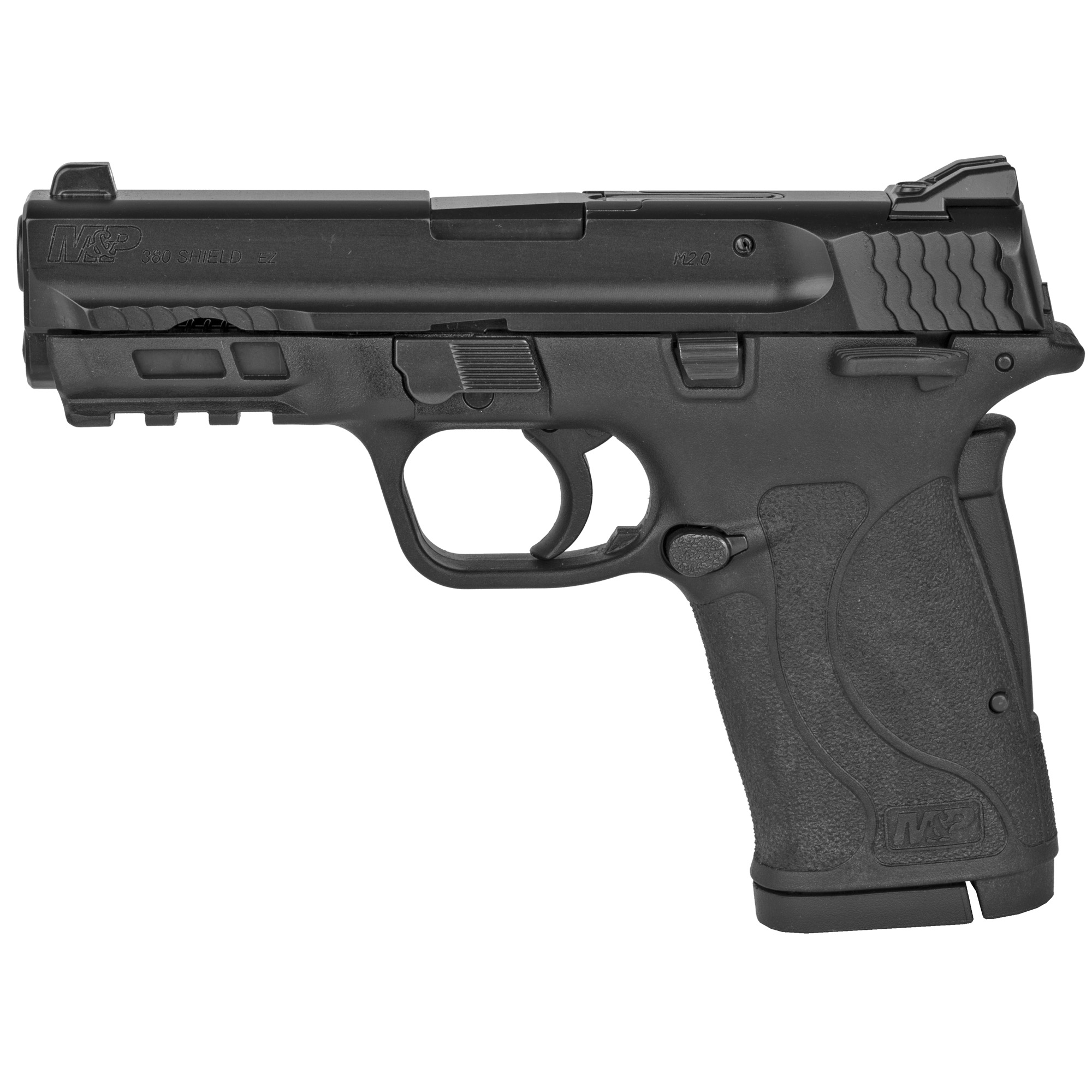 Smith & Wesson M&P 9 Shield EZ M2.0 Thumb Safety 9mm Pistol Stainless/Silver, 3.675" Barrel, 8+1 Rounds, Polymer Grips, 3-Dot