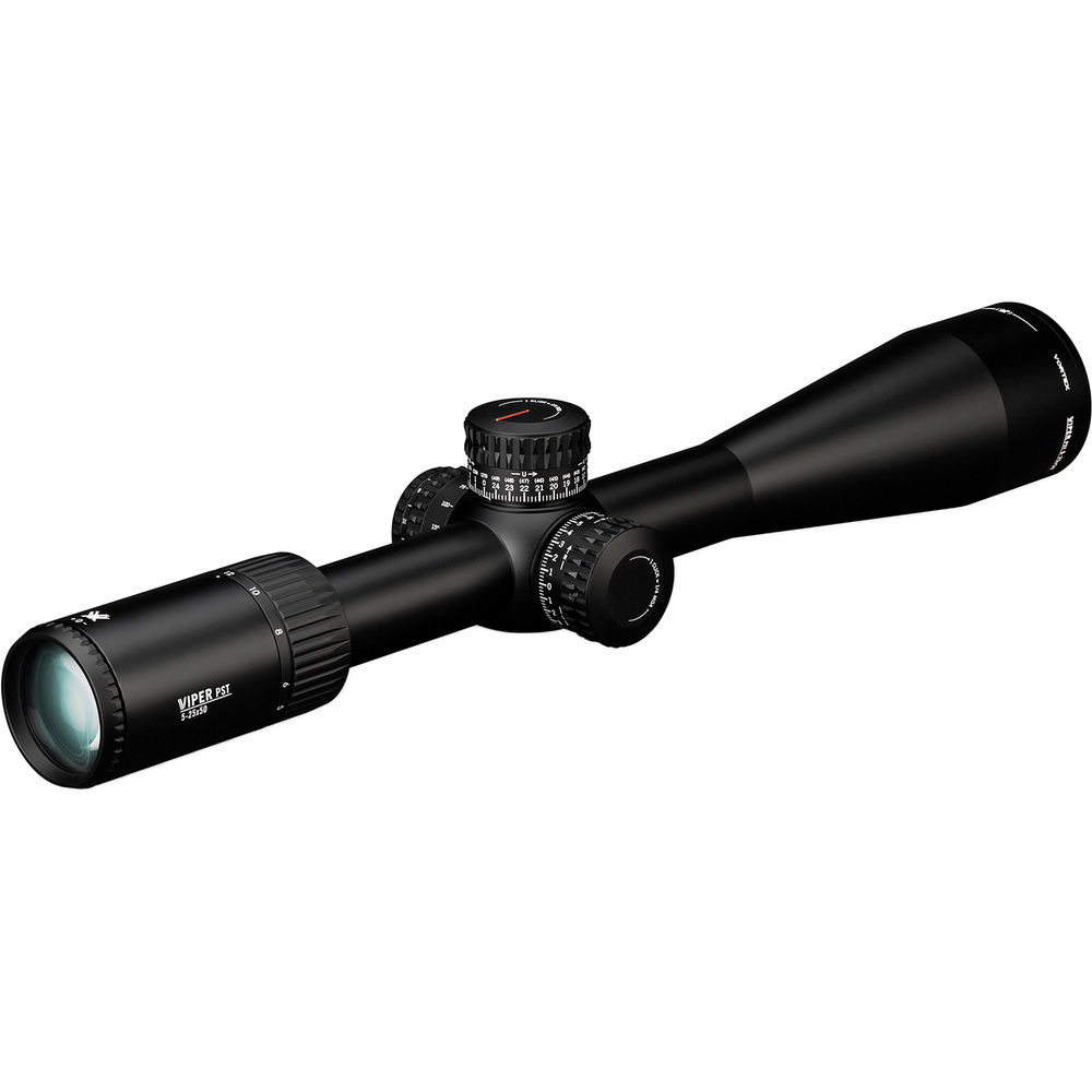 Vortex 5-25x50 Viper PST Gen II Riflescope (EBR-7C MOA Illuminated Reticle), Matte Black, PST-5256, UPC: 843829103060