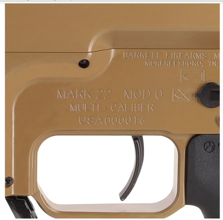 Barrett Mk22 MOD 0 Advanced Sniper Rifle System .308 Win, .300 Norma Mag, .338 Norma Mag