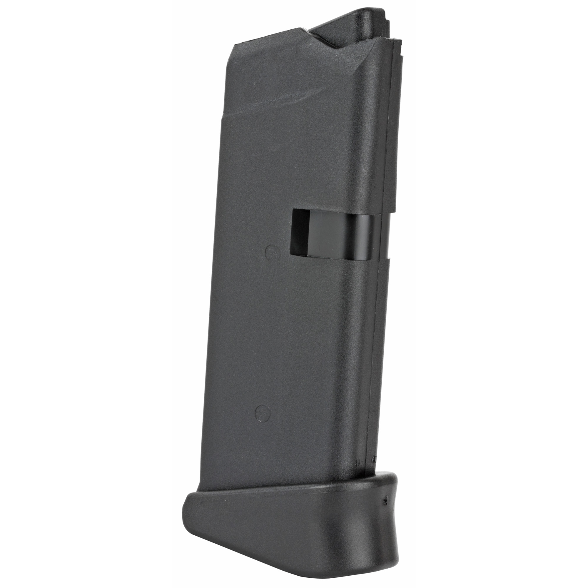 Glock OEM Factory Magazine Glock 42 with Finger Extension, 380 ACP 6-Round Polymer Black (MF08833) 764503911576
