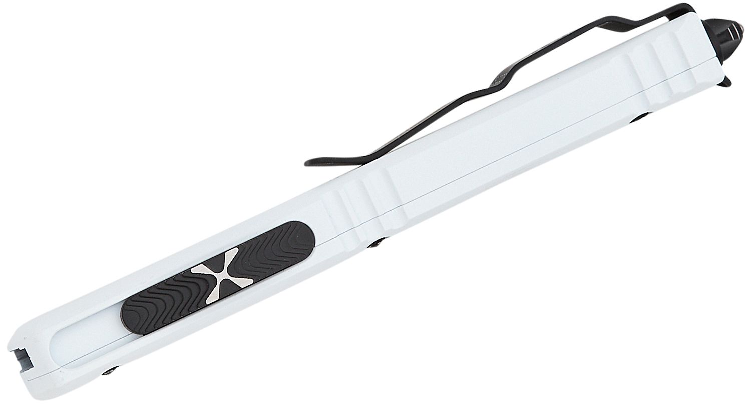 Microtech | 122-1STD | Deep Engraved Stormtrooper | Ultratech AUTO OTF 3.46" | White Double Edge Dagger Blade & Aluminum Handles