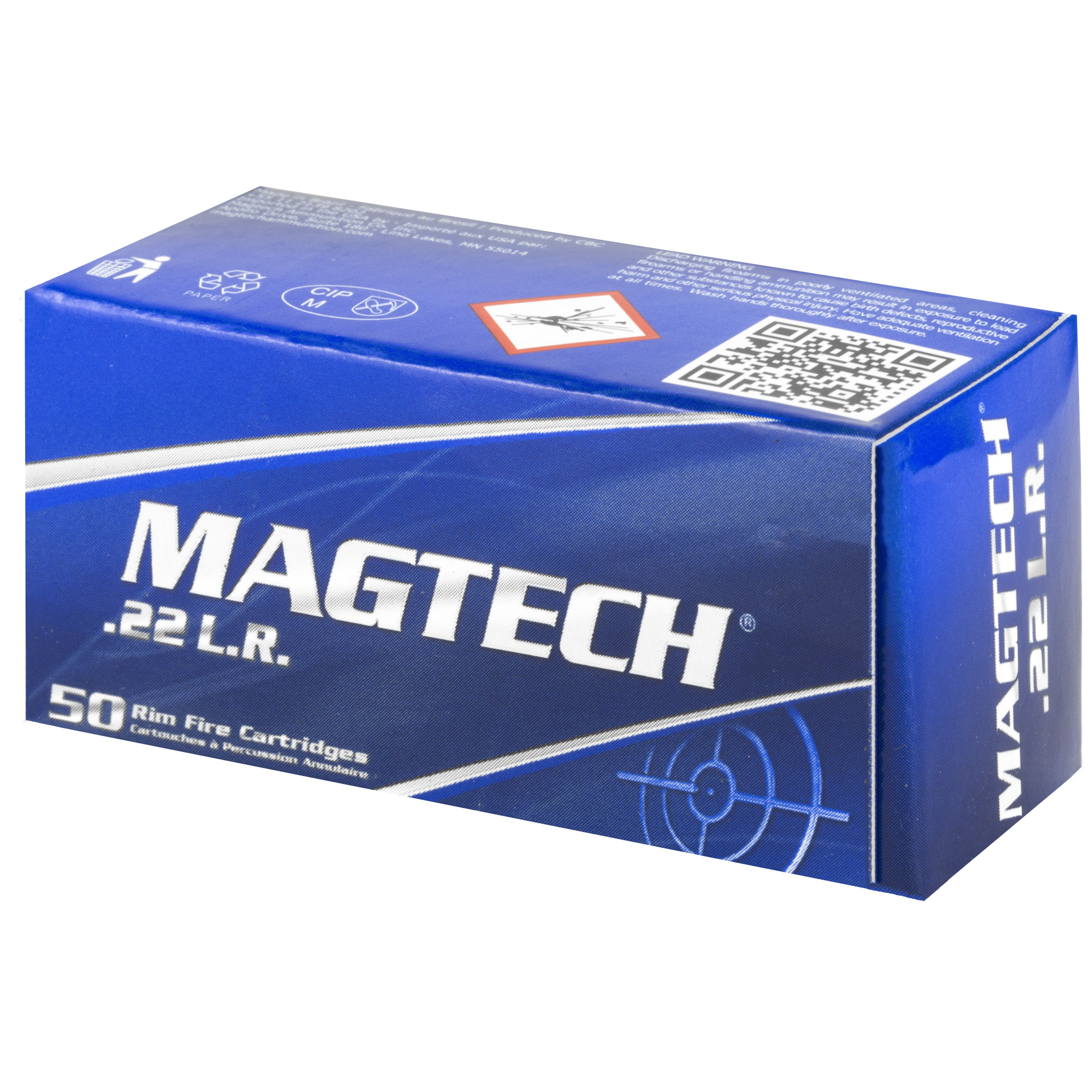 Magtech .22 LR Rimfire Ammunition 40 Grain 5000-Round (Case-Pack) Lead Round Nose 22b, UPC: 754908184903