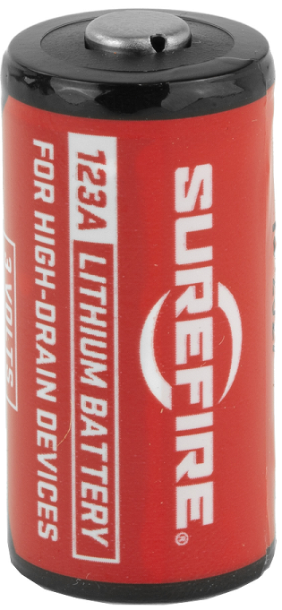Surefire CR123A 12 pack Lithium Batteries Red