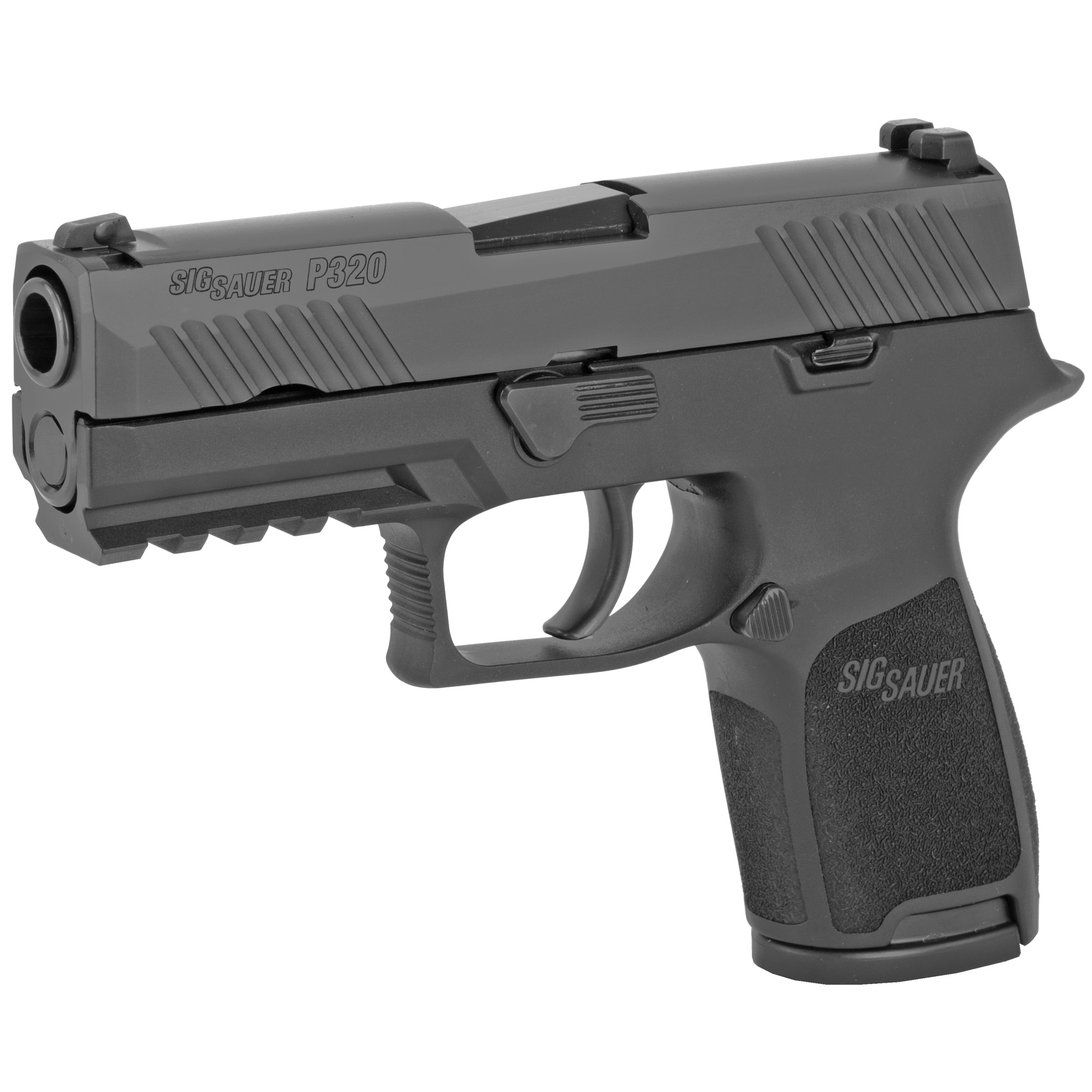 Sig Sauer P320 Compact, 45 ACP Pistol, Blue/Black, 3.9" Barrel, 9 Rounds,  Polymer Grips, Night Sights, MPN # 320C-45-BSS, UPC