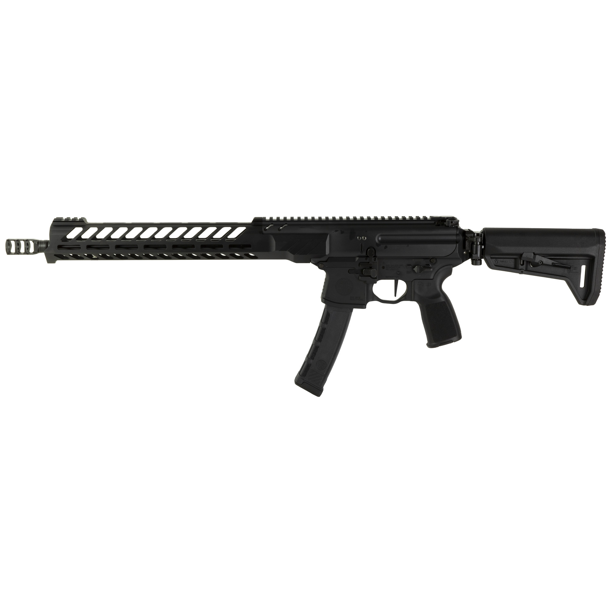 Sig Sauer MPX Competition Rifle | 9mm Luger |16" Barrel | Matte and Black Pistol Grip MPN # RMPX-16B-9-35 | UPC: 798681666751
