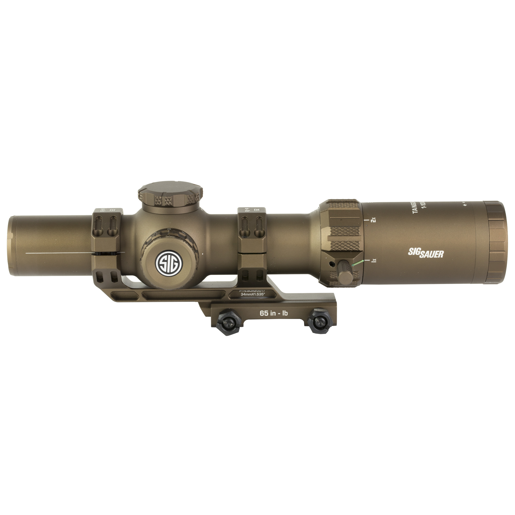Sig Sauer TANGO-MSR 1-10x26mm Illum BDC10 FFP Riflescope w/ALPHA-MSR Mount Coyote Tan, MPN # SOTM11202, UPC: 798681676934