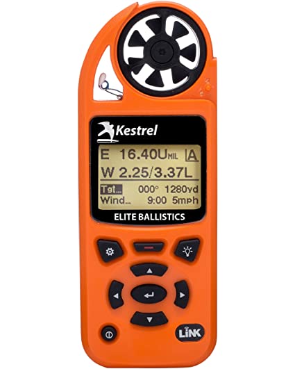 Kestrel 5700 Elite Weather Meter with Applied Ballistics with LiNK (Blaze Orange)