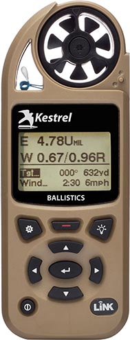 Kestrel 5700 Elite Weather Meter with Applied Ballistics with LiNK (Tan)
