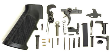 THOR TR-15 Lower Parts Kit  w/ Pistol Grip (Fits MIL-SPEC AR15)