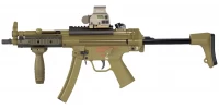THOR TP5 Full Size MP5 Clone 9MM w/ A3 Stock & Tactical Rails FDE